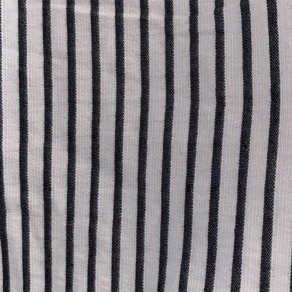 Tibi New York Women's Blouse Black & White Stripe Size 2 - Picture 7 of 11